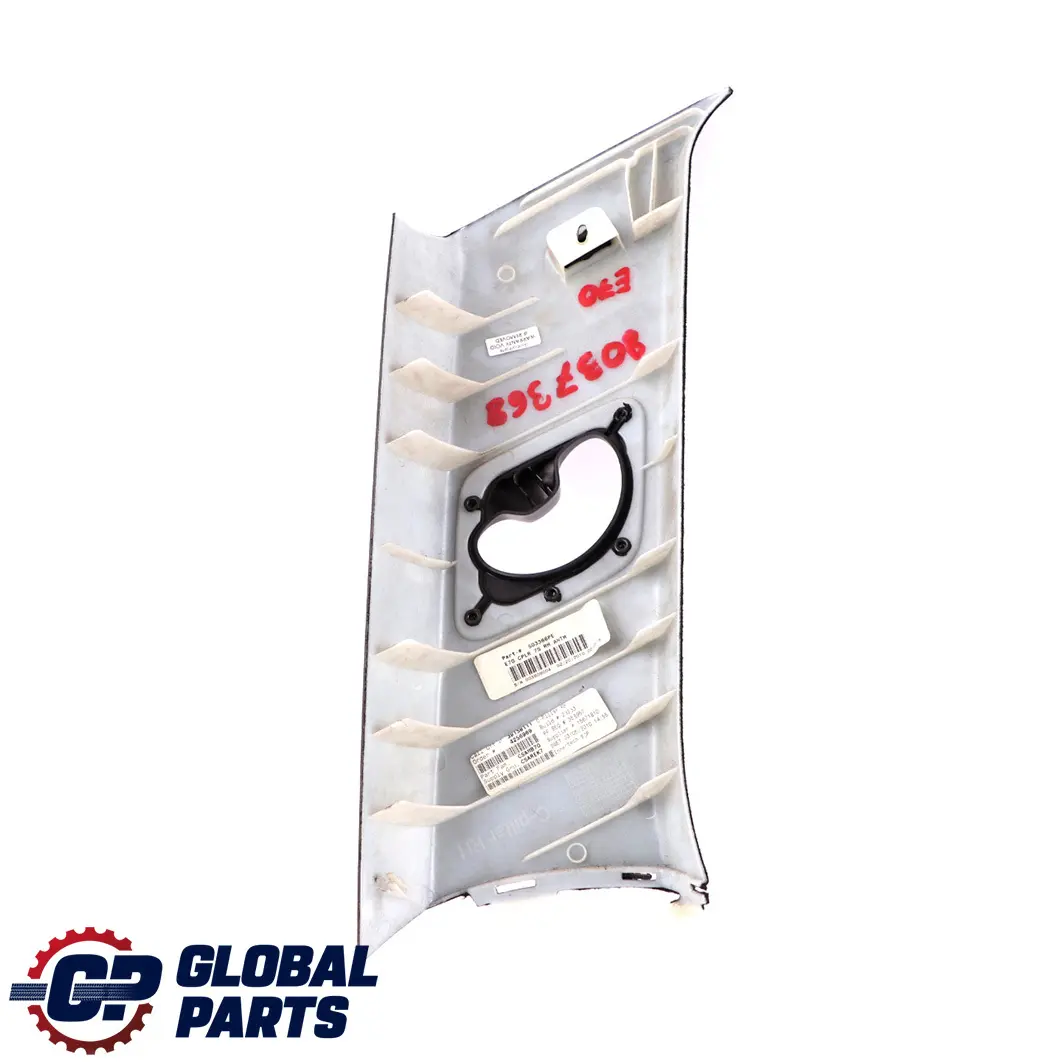 Column C Right O/S Trim Cover Panel Black to BMW X5 Series E70 with Part number 8037368 BMW X5 Series E70 Column C Right O/S Trim Cover Panel Black - SKU 8037368 - Part number 8037368