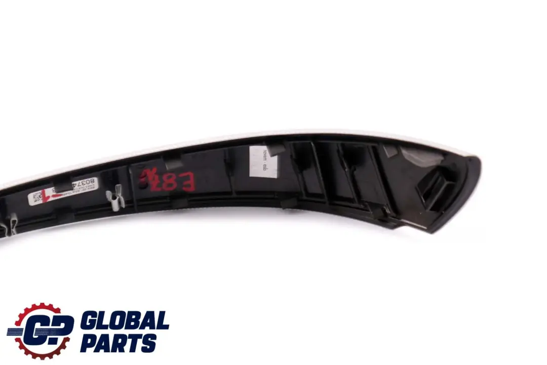 BMW 1 Series E81 E82 Blende Türinnengriff links Alu Glacier Silber - SKU 8037455-1 - Teilenummer 8037455