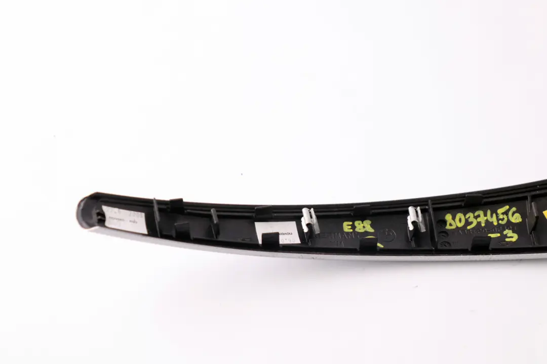 Right Door Aluminium Handle Trim Glacier Silver O/S to BMW 1 Series 3 E81 E82 E88 with Part number 8037456 BMW 1 Series 3 E81 E82 E88 Right Door Aluminium Handle Trim Glacier Silver O/S - SKU 8037456-3 - Part number 8037456