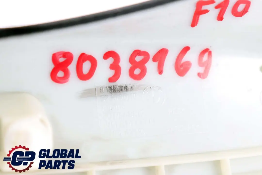 BMW F10 F11 Osłona Listwa Wykończenie Słupka A Lewa Lewo Czarny 9116347 - SKU 8038169 - Numer Części 8038169