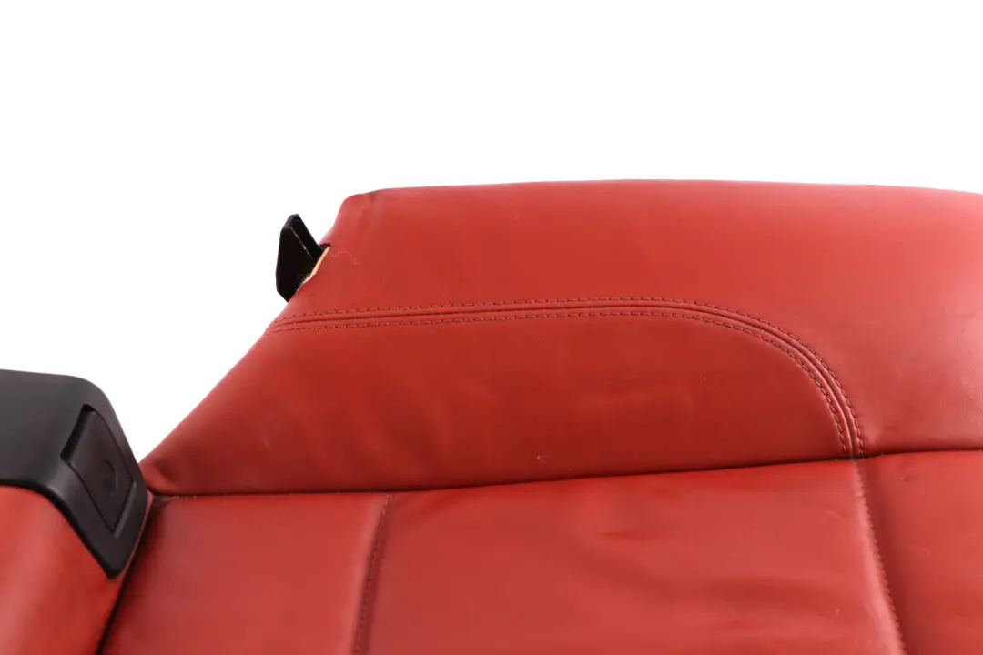 Fuchsrot Leather Rear Left Seat N/S Cover Couch to BMW 3 Series E93 M3 Cabrio Red with Part number 8038661 BMW 3 Series E93 M3 Cabrio Red Fuchsrot Leather Rear Left Seat N/S Cover Couch - SKU 8038661 - Part number 8038661
