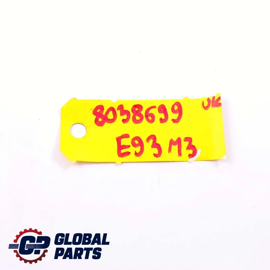 BMW 3 er E93 M3 Cabrio Rücksitz Links Rechts Kopfstütze Leder Novillo Schwarz - SKU 8038699 - Teilenummer 8038699