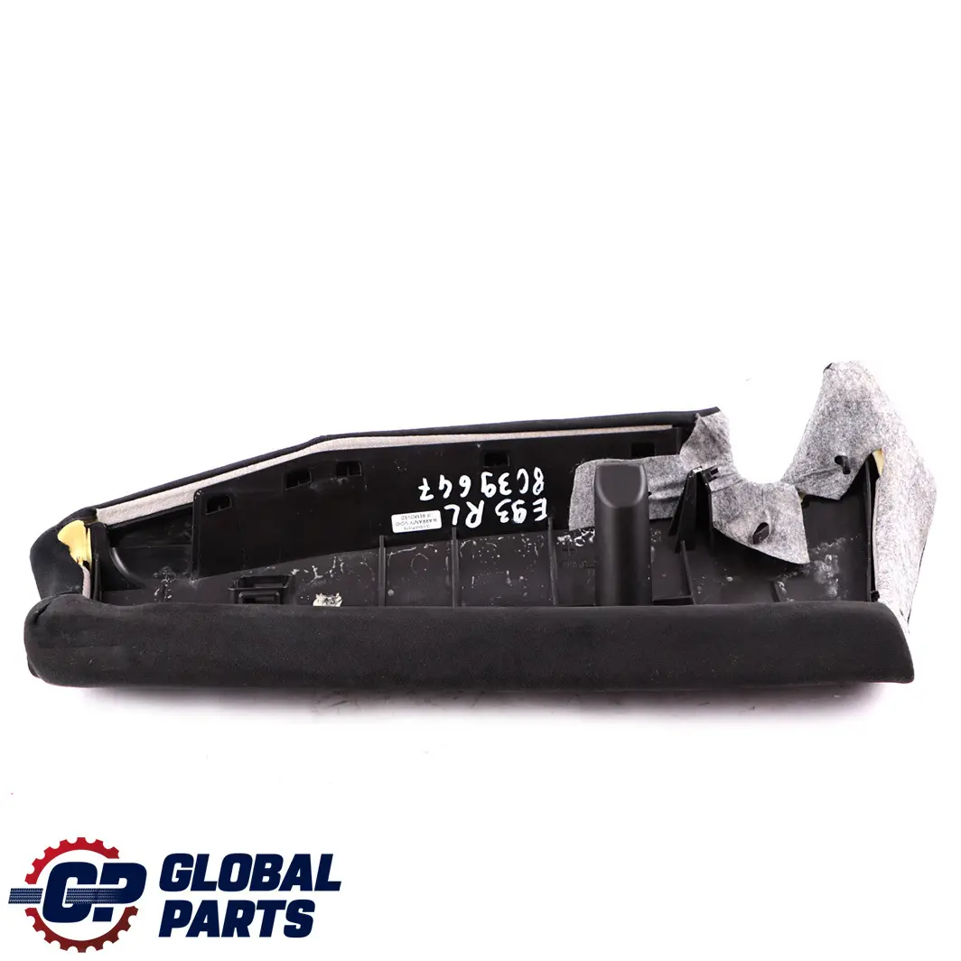 Side Finisher Rear Seat Left N/S Cloth Alcantara to BMW 3 Series E93 Cabrio with Part number 8039647 BMW 3 Series E93 Cabrio Side Finisher Rear Seat Left N/S Cloth Alcantara - SKU 8039647 - Part number 8039647