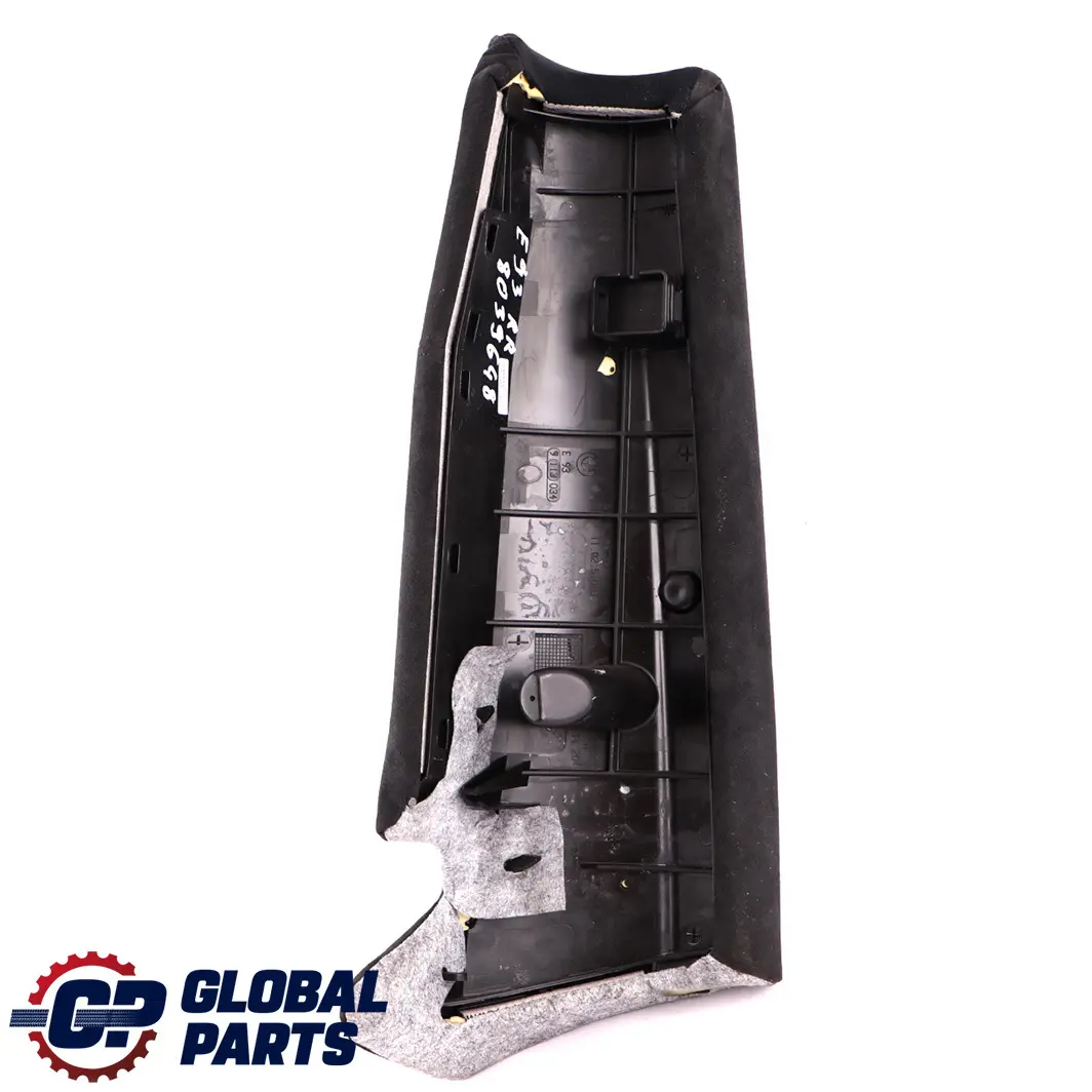 Side Finisher Rear Seat Right O/S Cloth Alcantara to BMW 3 Series E93 Cabrio with Part number 8039648 BMW 3 Series E93 Cabrio Side Finisher Rear Seat Right O/S Cloth Alcantara - SKU 8039648 - Part number 8039648