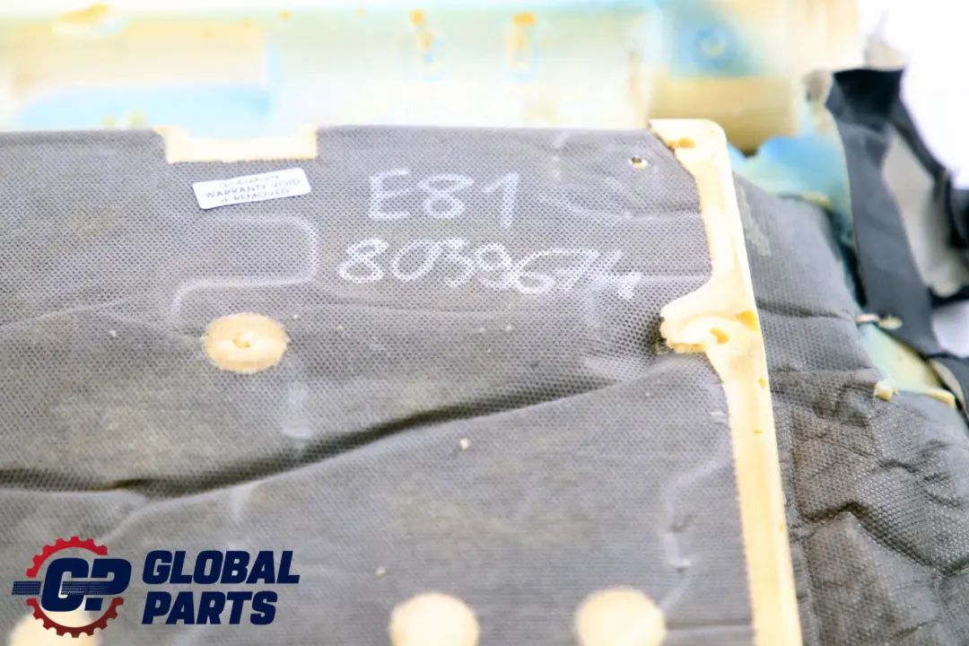 BMW E81 E82 Kanapa Siedzisko Fotela Przedni Przód Czarny - SKU 8039674 - Numer Części 8039674