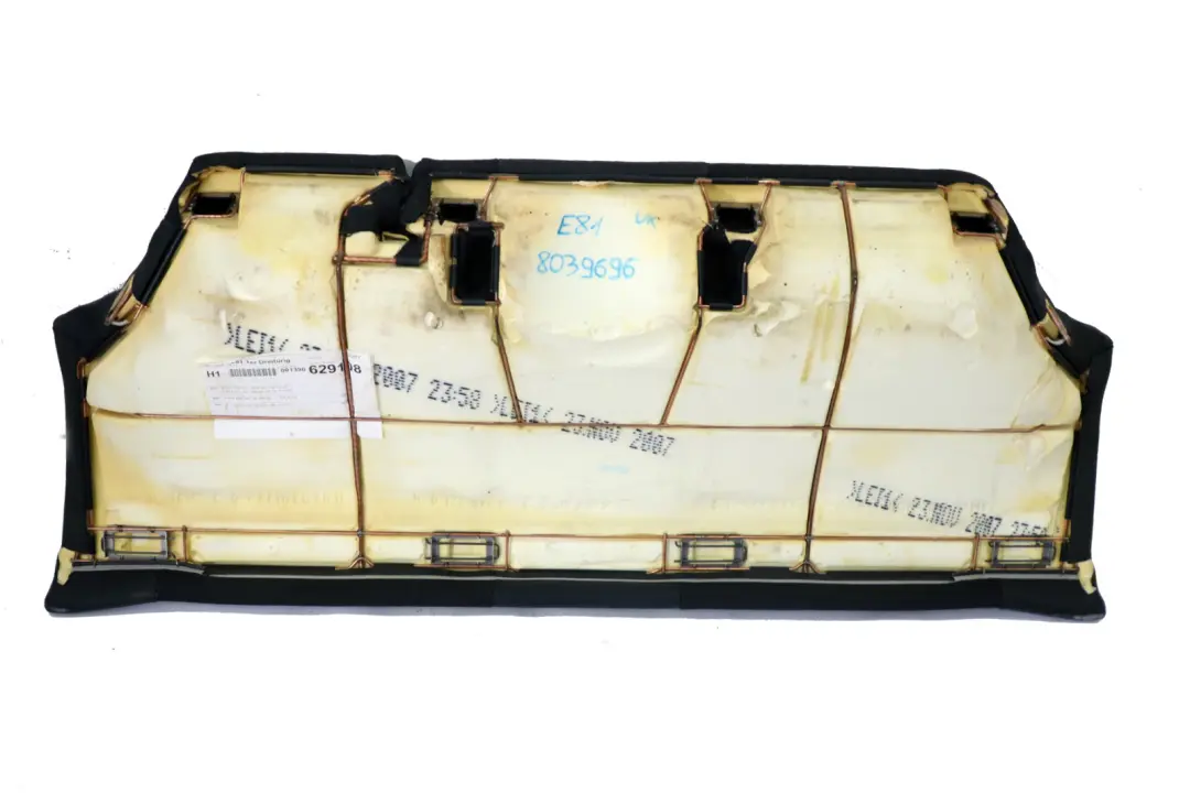 Leather / Cloth Interior Rear Seat Bench Couch to BMW 1 SERIES E81 Seat Cover Black with Part number 8039696 BMW 1 SERIES E81 Seat Cover Black Leather / Cloth Interior Rear Seat Bench Couch - SKU 8039696 - Part number 8039696
