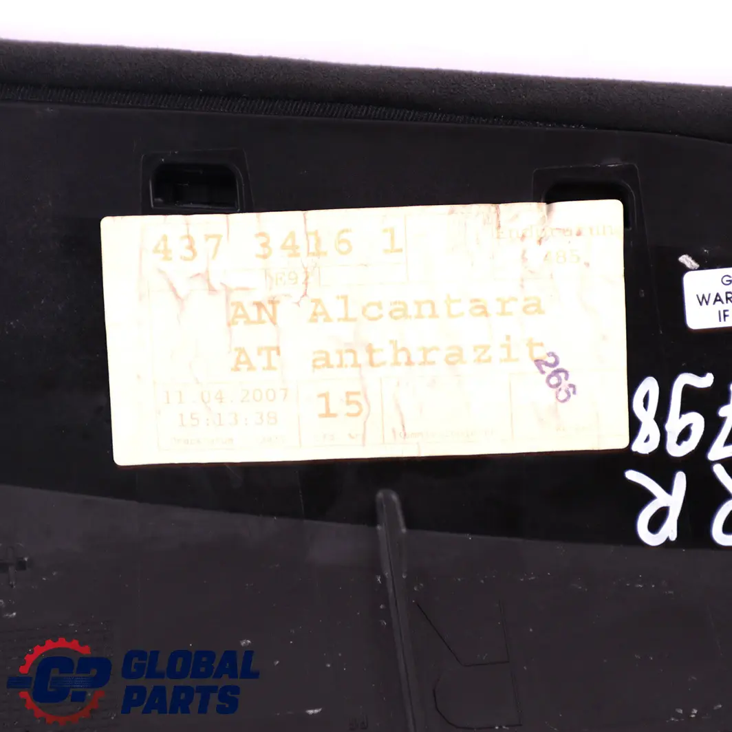 Rücksitz Rechts O/S Side Finisher Abdeckung Stoff Alcantara für BMW E92 Coupe mit Teilenummer 8039798 BMW E92 Coupe Rücksitz Rechts O/S Side Finisher Abdeckung Stoff Alcantara - SKU 8039798 - Teilenummer 8039798