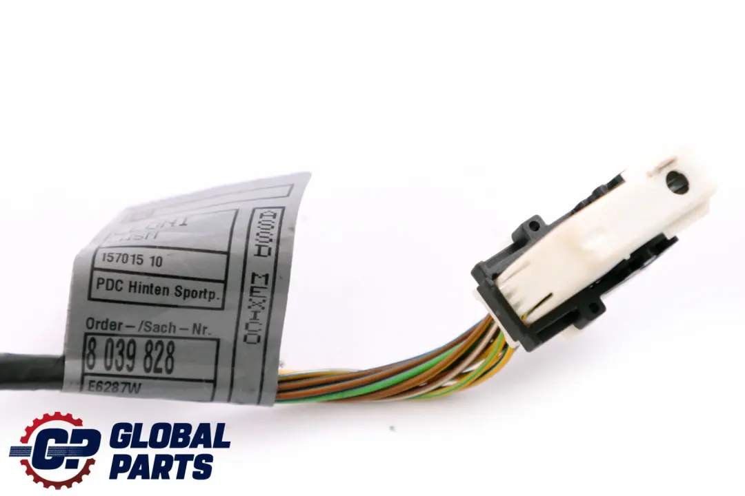 BMW X5 E70 Parachoques Trasero PDC Cables Cableado Loom Set - SKU 8039828 - Número de pieza 8039828