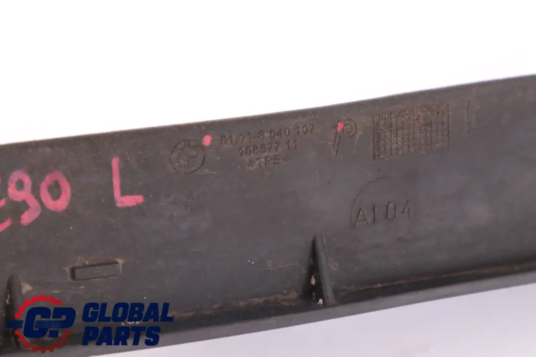 BMW E90 E91 M-Sport Parrilla Delantera Deflector Embellecedor Izquierdo - SKU 8040103 - Número de pieza 8040103
