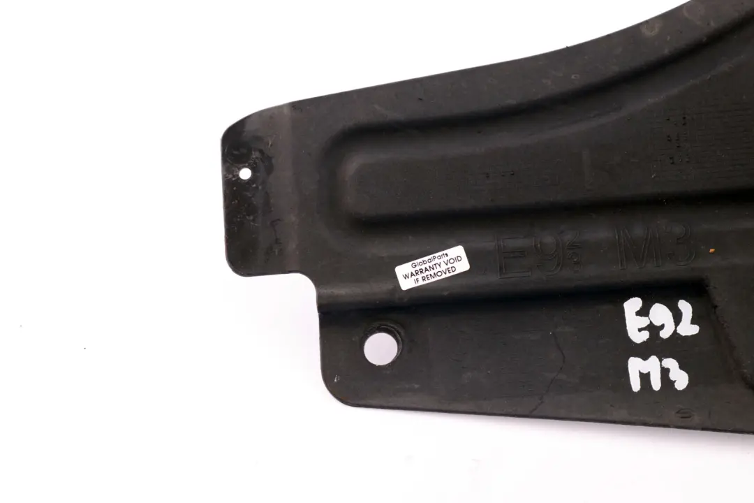 Right O/S Underbody Paneling Trim Cover to BMW 3 Series E92 E93 M3 Rear with Part number 8040534 BMW 3 Series E92 E93 M3 Rear Right O/S Underbody Paneling Trim Cover - SKU 8040534 - Part number 8040534