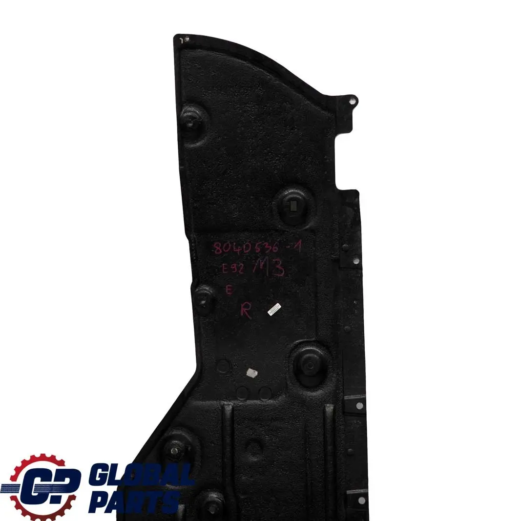 Reihe E92 E93 M3 Unterbodenverkleidung Verkleidung Panel Rechts für BMW 3 mit Teilenummer 8040536 BMW 3 Reihe E92 E93 M3 Unterbodenverkleidung Verkleidung Panel Rechts - SKU 8040536-1 - Teilenummer 8040536