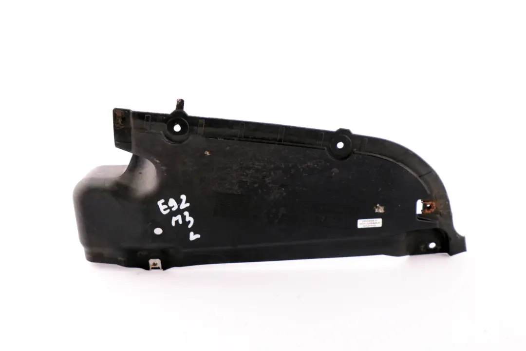 Left N/S Underbody Paneling Trim Cover to BMW 3 Series E92 E93 M3 Rear with Part number 8040537 BMW 3 Series E92 E93 M3 Rear Left N/S Underbody Paneling Trim Cover - SKU 8040537 - Part number 8040537