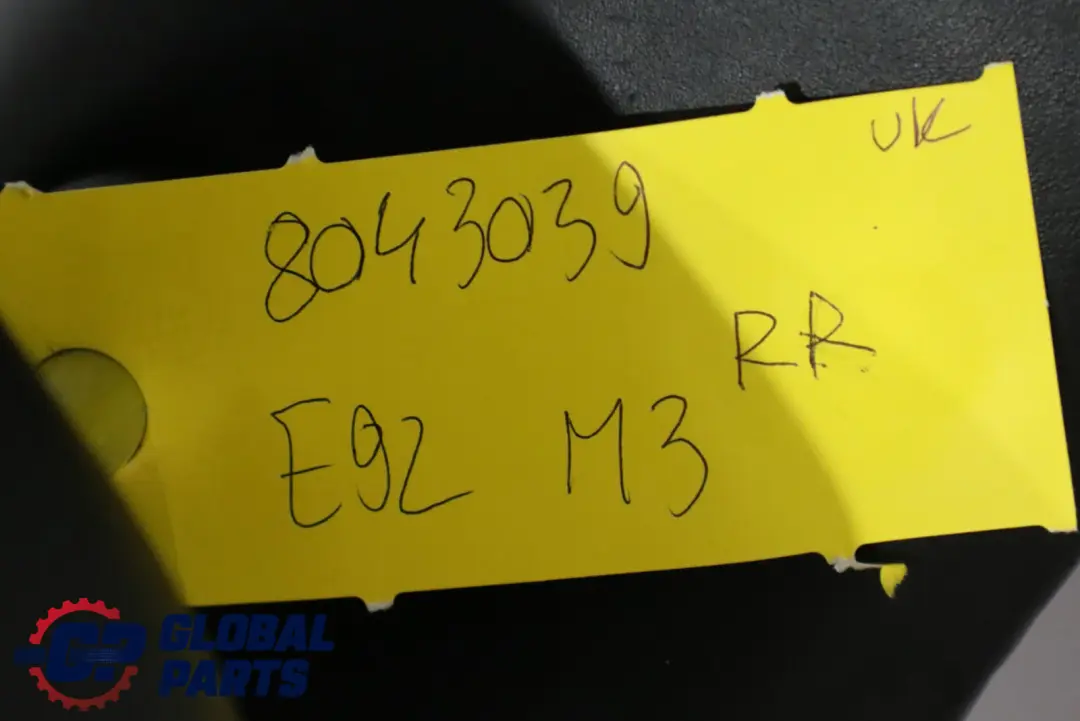 BMW E92 M3 Kanapa oparcie skóra - SKU 8043039 - Numer Części 8043039