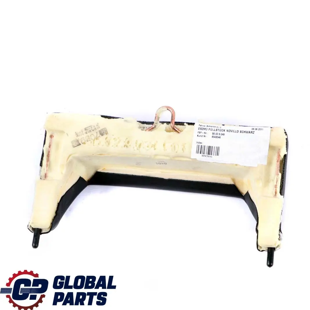 Interior Rear Seat Lower Padding Trim Cover Black Leather to BMW 3 E92 M3 Coupe with Part number 8043046 BMW 3 E92 M3 Coupe Interior Rear Seat Lower Padding Trim Cover Black Leather - SKU 8043046 - Part number 8043046