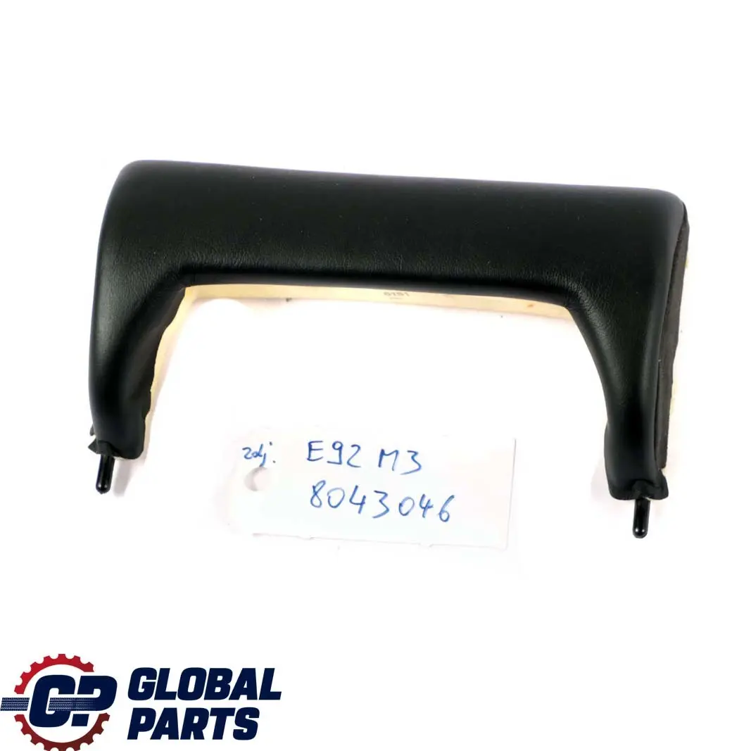 BMW 3 E92 M3 Coupe Interior Rear Seat Lower Padding Trim Cover Black Leather - SKU 8043046 - Part number 8043046