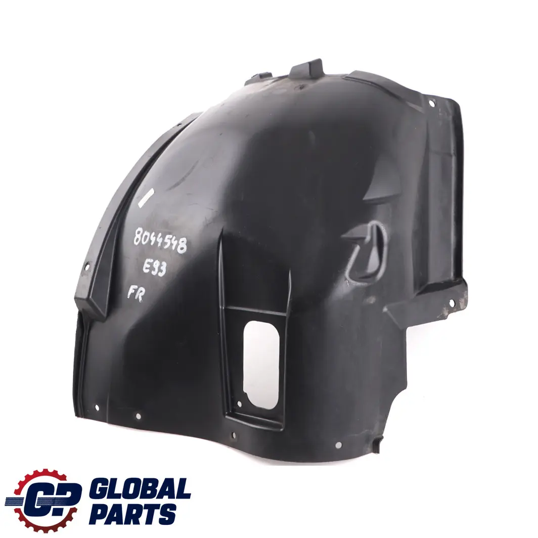Arch Housing Liner Lower Front Right O/S to BMW E92 E93 M Sport Cover Wheel with Part number 8044548 BMW E92 E93 M Sport Cover Wheel Arch Housing Liner Lower Front Right O/S - SKU 8044548 - Part number 8044548