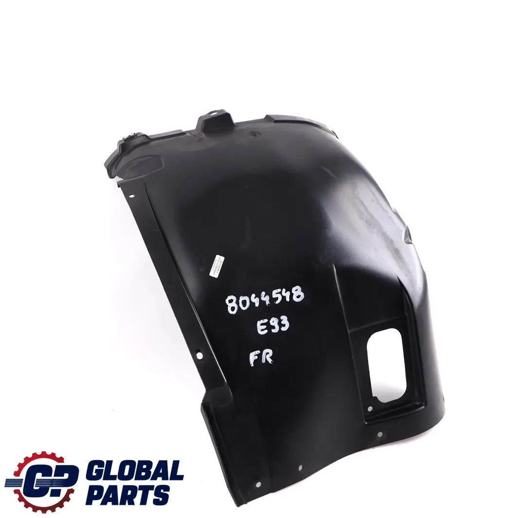 Couverture Revêtement passage roue inférieur avant droit pour BMW 3 E92 E93 M Sport à propos du numéro de pièce 8044548 BMW 3 E92 E93 M Sport Couverture Revêtement passage roue inférieur avant droit - SKU 8044548 - Numéro de pièce 8044548