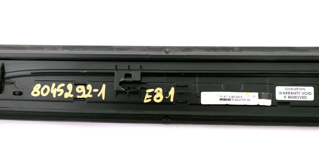 Strip Trim Cover Door Piece Front Right O/S to BMW E81 E82 M Sport with Part number 8045292 BMW E81 E82 M Sport Strip Trim Cover Door Piece Front Right O/S - SKU 8045292-1 - Part number 8045292