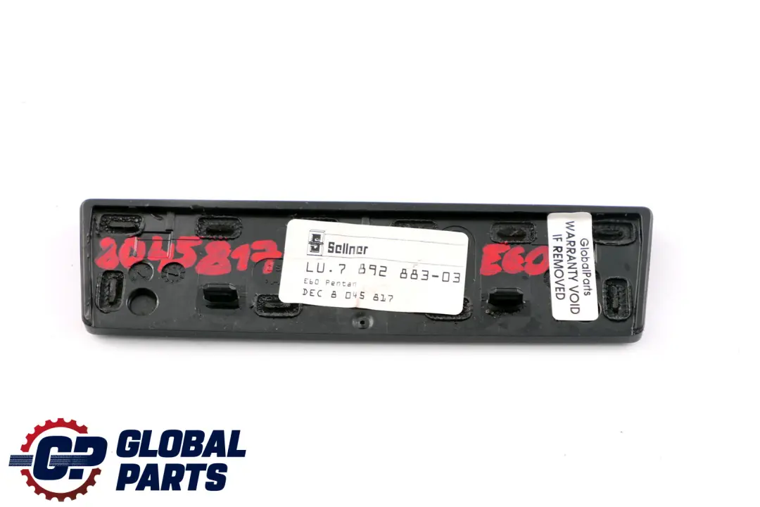 Blende Ascher Aluminium Pentan 7892883 für BMW 5 er E60 E61 LCI mit Teilenummer 8045817 BMW 5 er E60 E61 LCI Blende Ascher Aluminium Pentan 7892883 - SKU 8045817 - Teilenummer 8045817