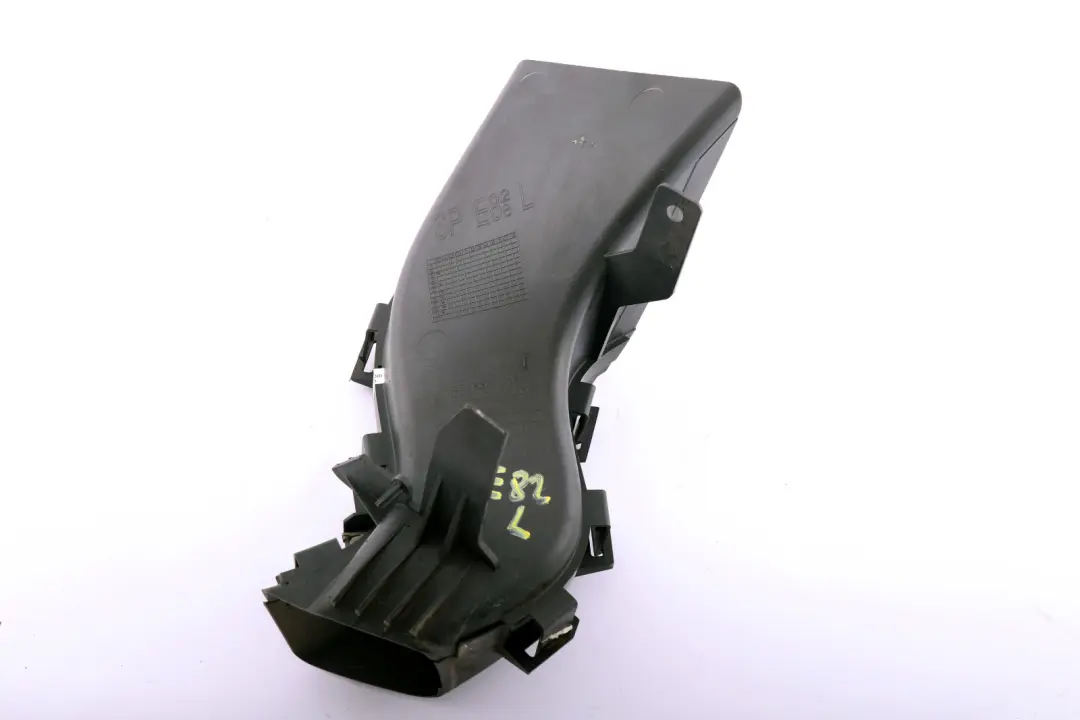 Left N/S Air Duct Brake Front Bumper to BMW 1 Series E82 E88 with Part number 8046327 BMW 1 Series E82 E88 Left N/S Air Duct Brake Front Bumper - SKU 8046327 - Part number 8046327