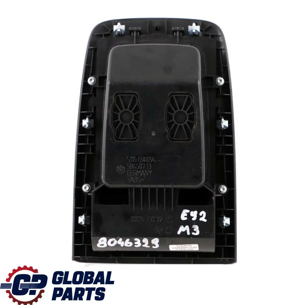BMW 3 er E92 E93 M3 Abdeckung Mittelkonsole Schiebepaneel Hinten - SKU 8046329 - Teilenummer 8046329