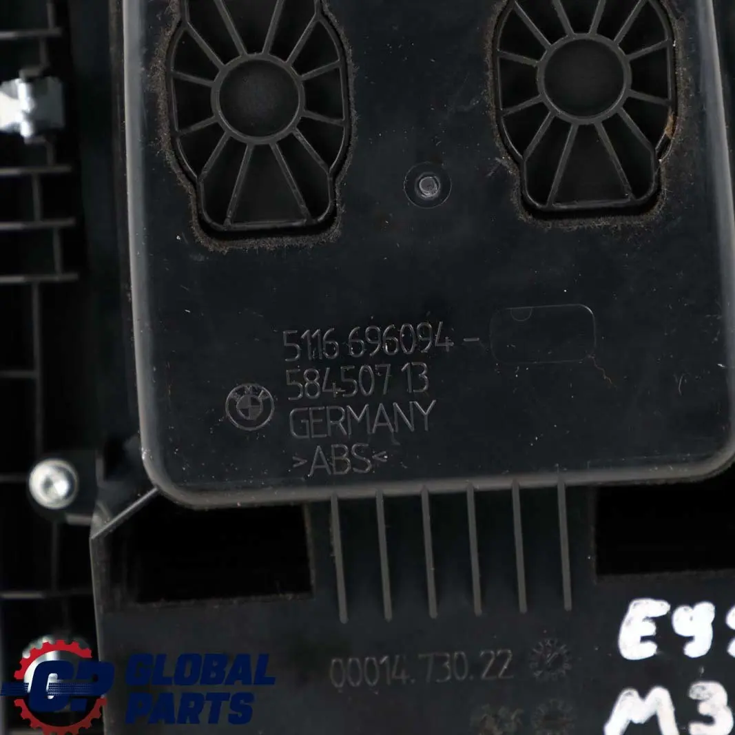 BMW 3 er E92 E93 M3 Abdeckung Mittelkonsole Schiebepaneel Hinten - SKU 8046329 - Teilenummer 8046329