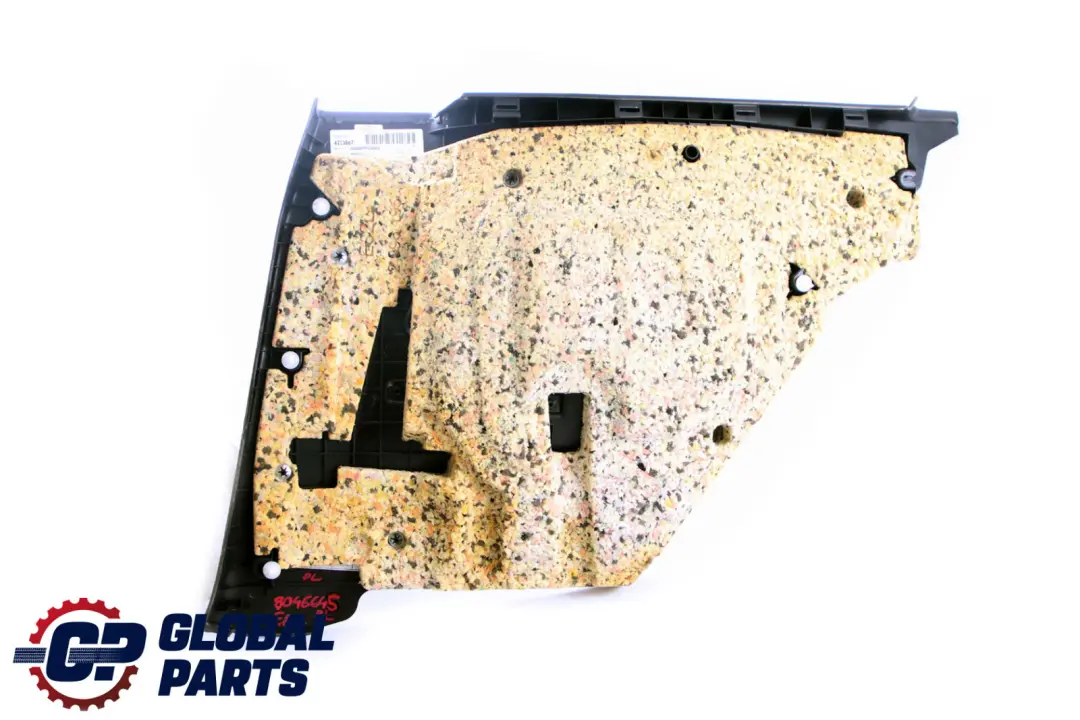 Trasero Izquierdo Lateral Panel De Tela Flashpoint Negro para BMW E82 con número de pieza 8046645 BMW E82 Trasero Izquierdo Lateral Panel De Tela Flashpoint Negro - SKU 8046645 - Número de pieza 8046645