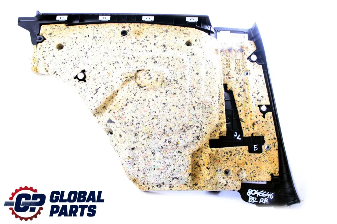 BMW E82 Lateral Trim Panel Rear Right O/S Cloth Flashpoint Black - SKU 8046646 - Part number 8046646