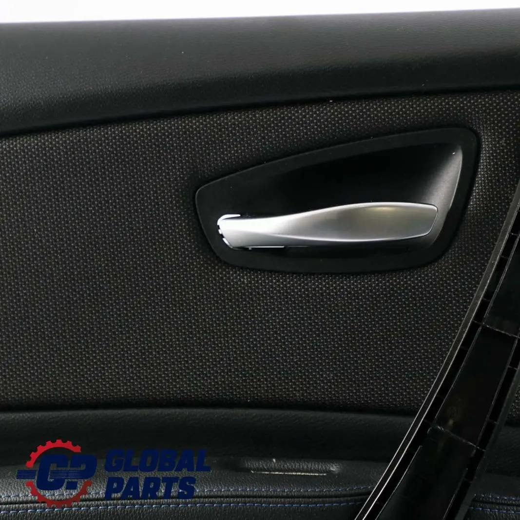 BMW E87 LCI Türverkleidung Vorn Links Stoff Sensatec Flashpoint Schwarz Blau - SKU 8048843 - Teilenummer 8048843