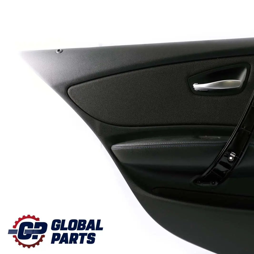 Left N/S Door Card Lining Panel Flashpoint Black Blue to BMW 1 E87 LCI Rear with Part number 8048843 BMW 1 E87 LCI Rear Left N/S Door Card Lining Panel Flashpoint Black Blue - SKU 8048843 - Part number 8048843