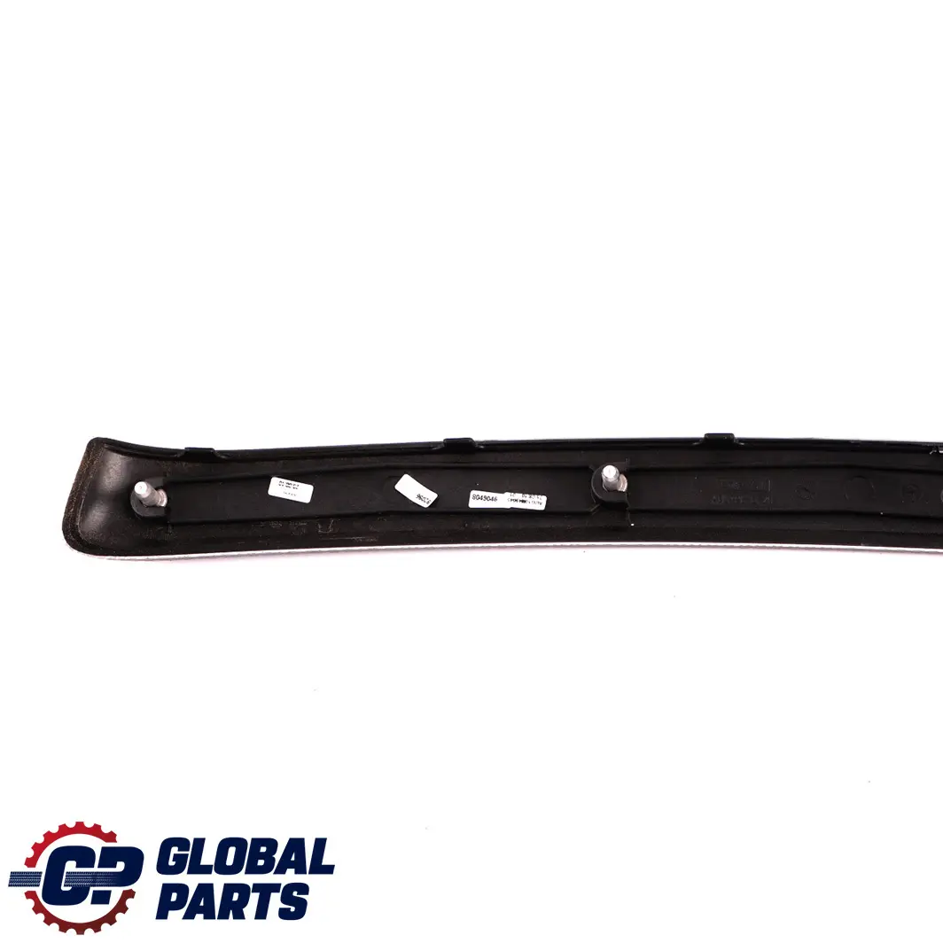 BMW E92 E93 Striscia decorativa Pannello copertura posteriore sinistro Argento - SKU 8049045 - Numero di parte 8049045