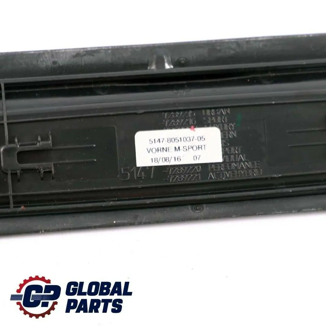 Listwa Nakładka Progowa Drzwi Lewy Prawy Przód do BMW F20 F30 o numerze 8051037 BMW F20 F30 Listwa Nakładka Progowa Drzwi Lewy Prawy Przód - SKU 8051037 - Numer Części 8051037