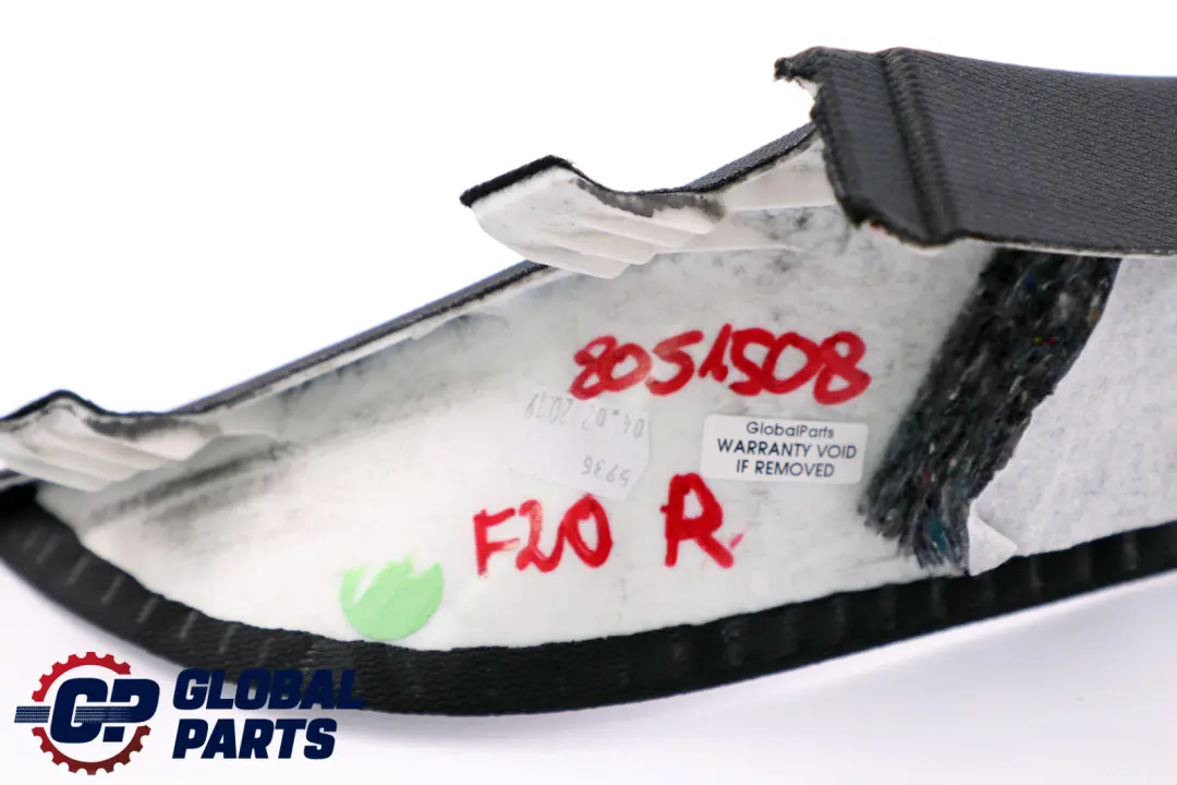 Apertura Pilastro Destra Antracite per BMW F20 F20N LCI con numero di parte 8051508 BMW F20 F20N LCI Apertura Pilastro Destra Antracite - SKU 8051508 - Numero di parte 8051508