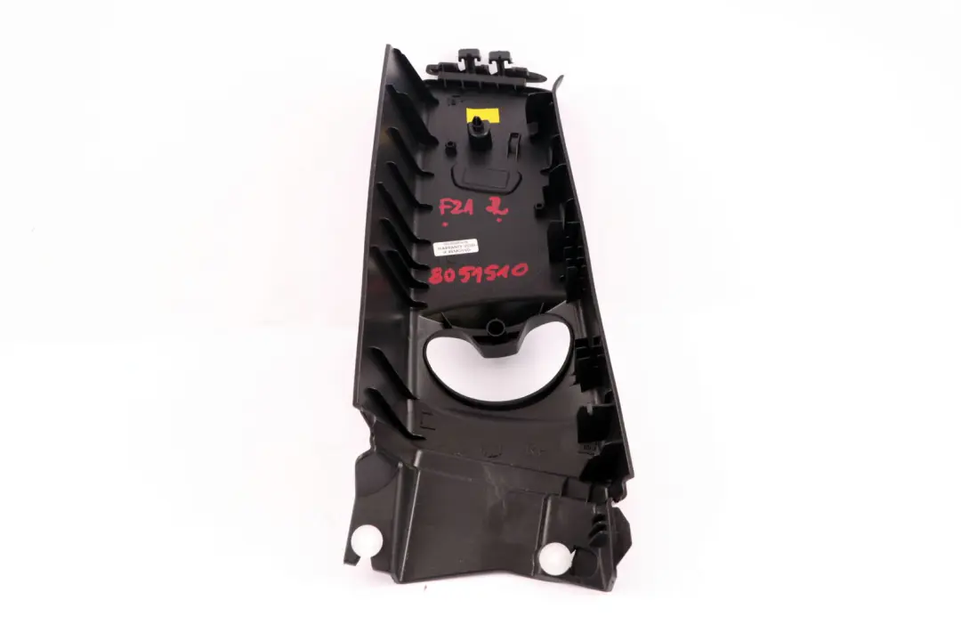 Copertura Colonna B Pilastro Superiore Destro Schwarz 7265992 per BMW F21 LCI con numero di parte 8051510 BMW F21 LCI Copertura Colonna B Pilastro Superiore Destro Schwarz 7265992 - SKU 8051510 - Numero di parte 8051510