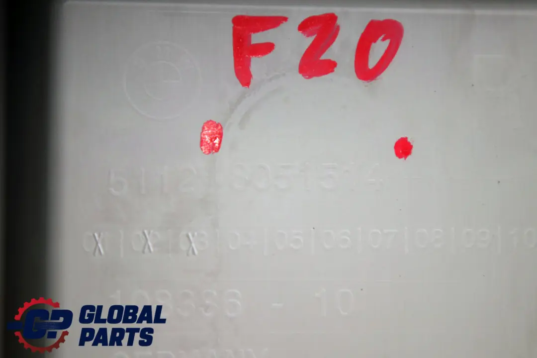 BMW F20 F21 M Sport Parachoques Trasero Lado Derecho Guia - SKU 8051514 - Número de pieza 8051514