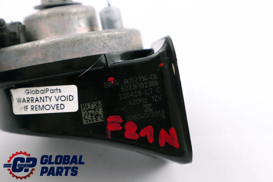Tono Bajo Bocina Señal Fanfarrias 6133 para BMW F20 F21 LCI con número de pieza 8052114 BMW F20 F21 LCI Tono Bajo Bocina Señal Fanfarrias 6133 - SKU 8052114 - Número de pieza 8052114