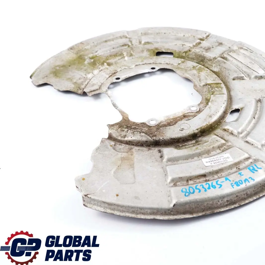 BMW F80 M3 F82 F83 M4 Osłona tarczy lewa lewy tył - SKU 8053265-1 - Numer Części 8053265