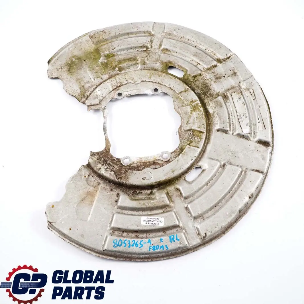 Posteriore SX Bremsscheibenschutzplatte Parafango per BMW F80 M3 F82 M4 con numero di parte 8053265 BMW F80 M3 F82 M4 Posteriore SX Bremsscheibenschutzplatte Parafango - SKU 8053265 - Numero di parte 8053265