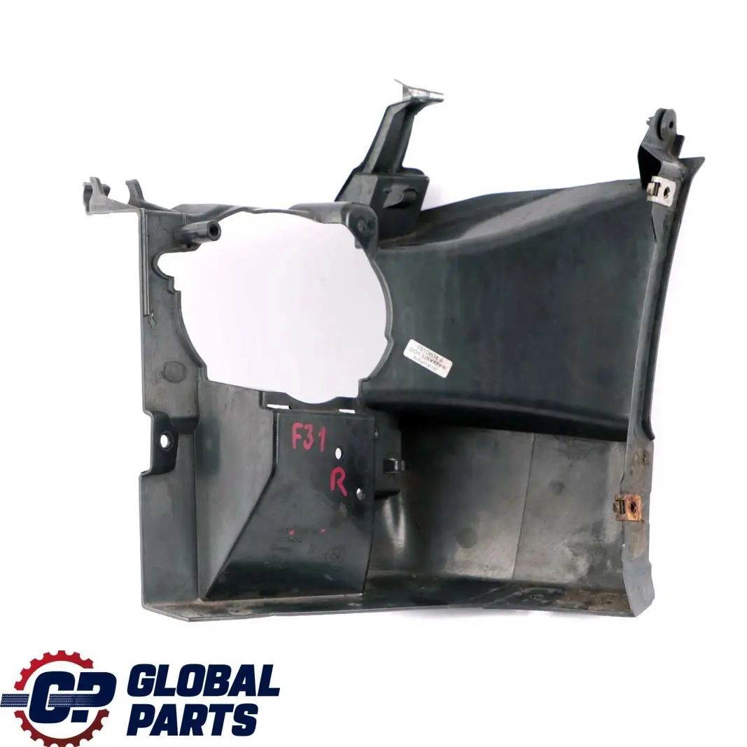 Front Bumper Fog Lamp Right O/S Bracket Holder to BMW F30 F31 M Sport with Part number 8054164 BMW F30 F31 M Sport Front Bumper Fog Lamp Right O/S Bracket Holder - SKU 8054164 - Part number 8054164