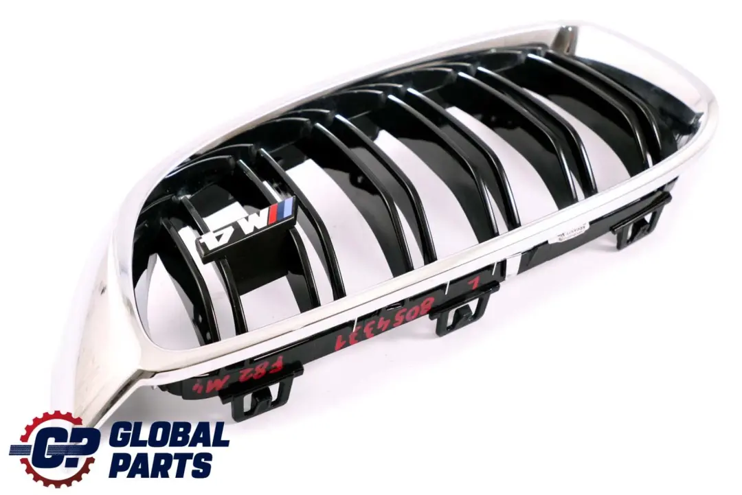 BMW 4 Series F82 F83 M4 Front Bumper Centre Grille Left N/S High Gloss - SKU 8054331 - Part number 8054331