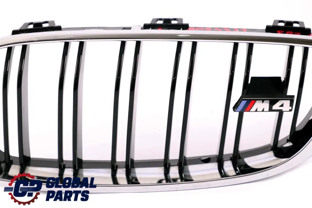 BMW 4 Series F82 F83 M4 Front Bumper Centre Grille Left N/S High Gloss - SKU 8054331 - Part number 8054331