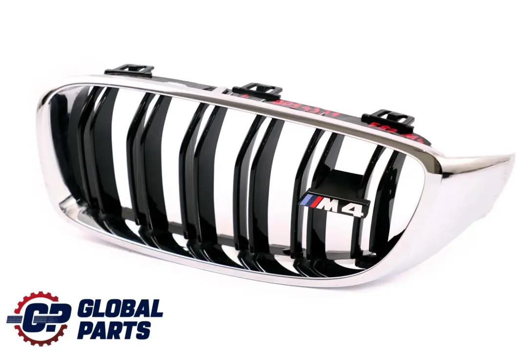 BMW 4 Series F82 F83 M4 Front Bumper Centre Grille Left N/S High Gloss - SKU 8054331 - Part number 8054331
