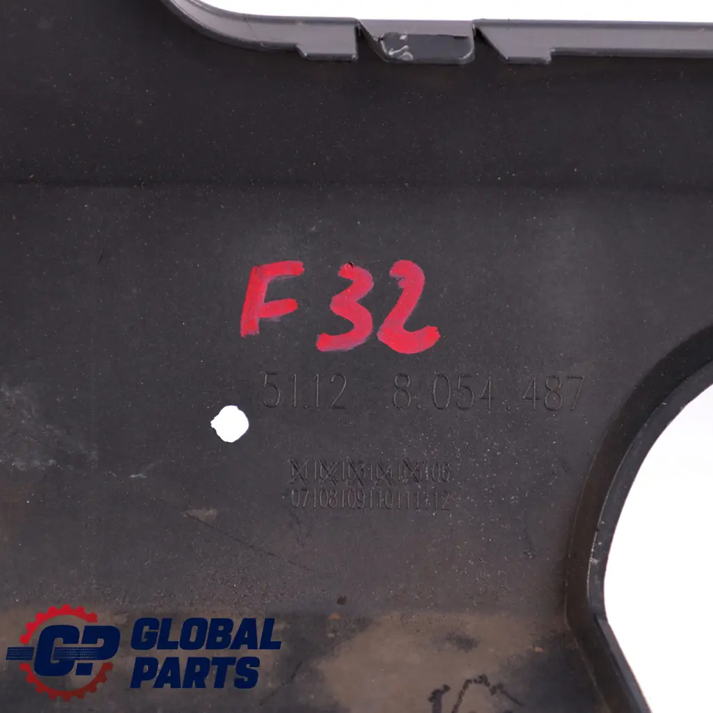 Bumper Bottom Trim Panel Diffuser Insert to BMW 4 Series F32 F33 M Sport Rear with Part number 8054487 BMW 4 Series F32 F33 M Sport Rear Bumper Bottom Trim Panel Diffuser Insert - SKU 8054487 - Part number 8054487