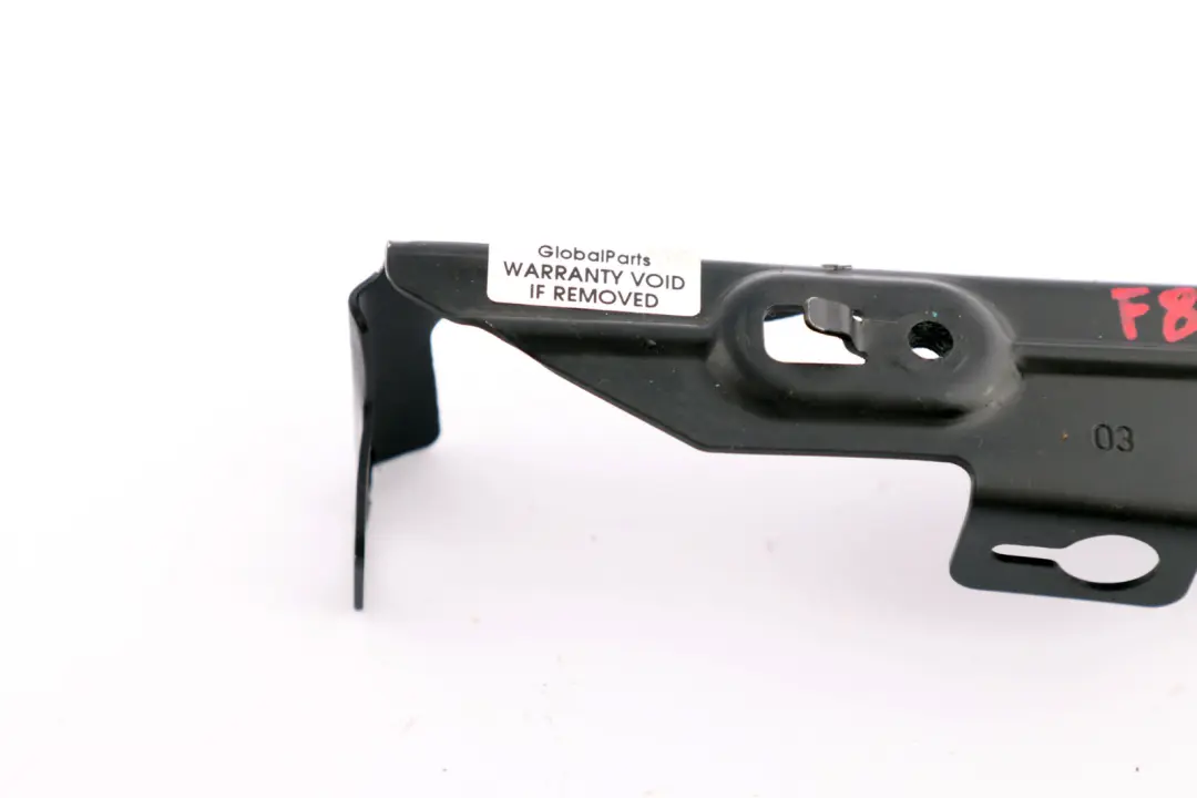 Left N/S Upper Cooler Radiator Bracket to BMW 3 4 Series F80 M3 F82 M4 with Part number 17117526443 BMW 3 4 Series F80 M3 F82 M4 Left N/S Upper Cooler Radiator Bracket - SKU 8055671 - Part number 17117526443