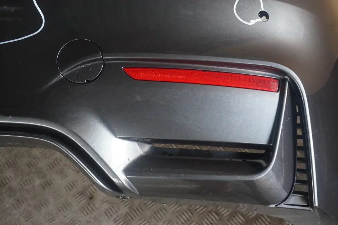 BMW 4 Series F82 F83 M4 Complete Rear Bumper PDC Mineralgrau Grey - B39 - SKU 8056223-MG - Part number 8056223