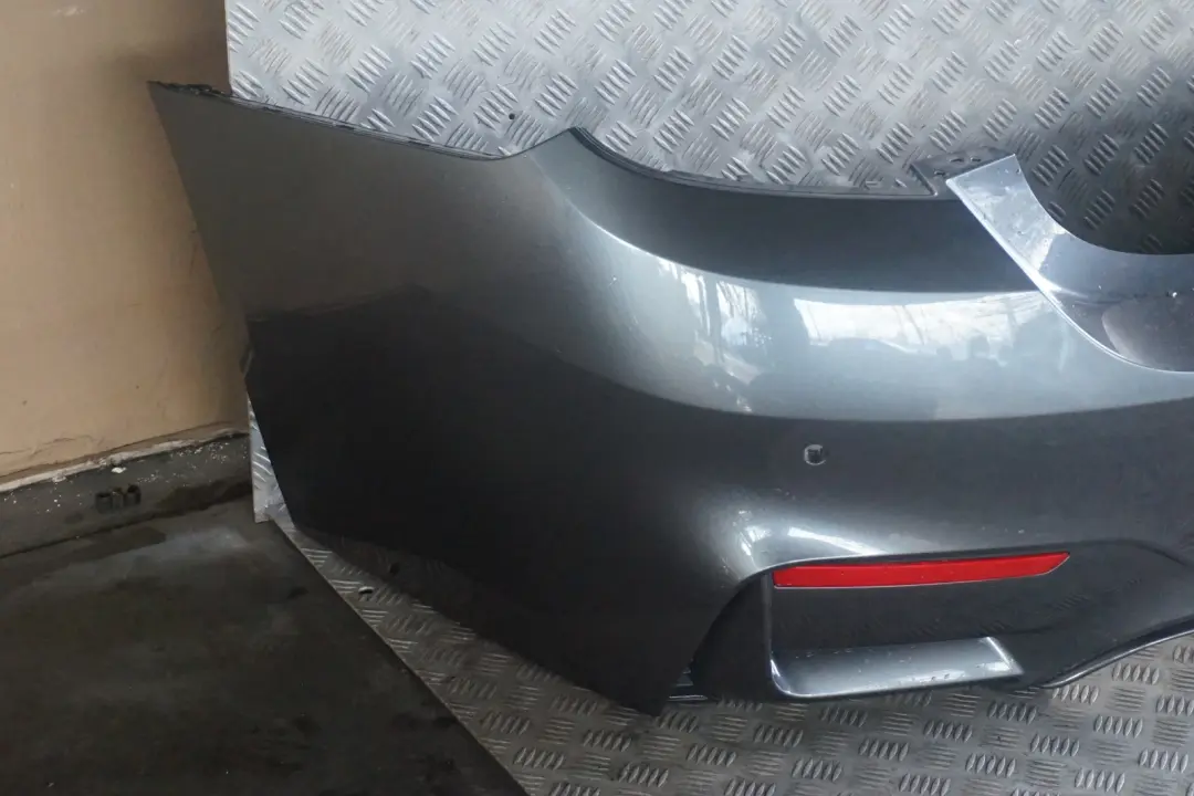 Complete Rear Bumper PDC Mineralgrau Grey - B39 to BMW 4 Series F82 F83 M4 with Part number 8056223 BMW 4 Series F82 F83 M4 Complete Rear Bumper PDC Mineralgrau Grey - B39 - SKU 8056223-MG - Part number 8056223