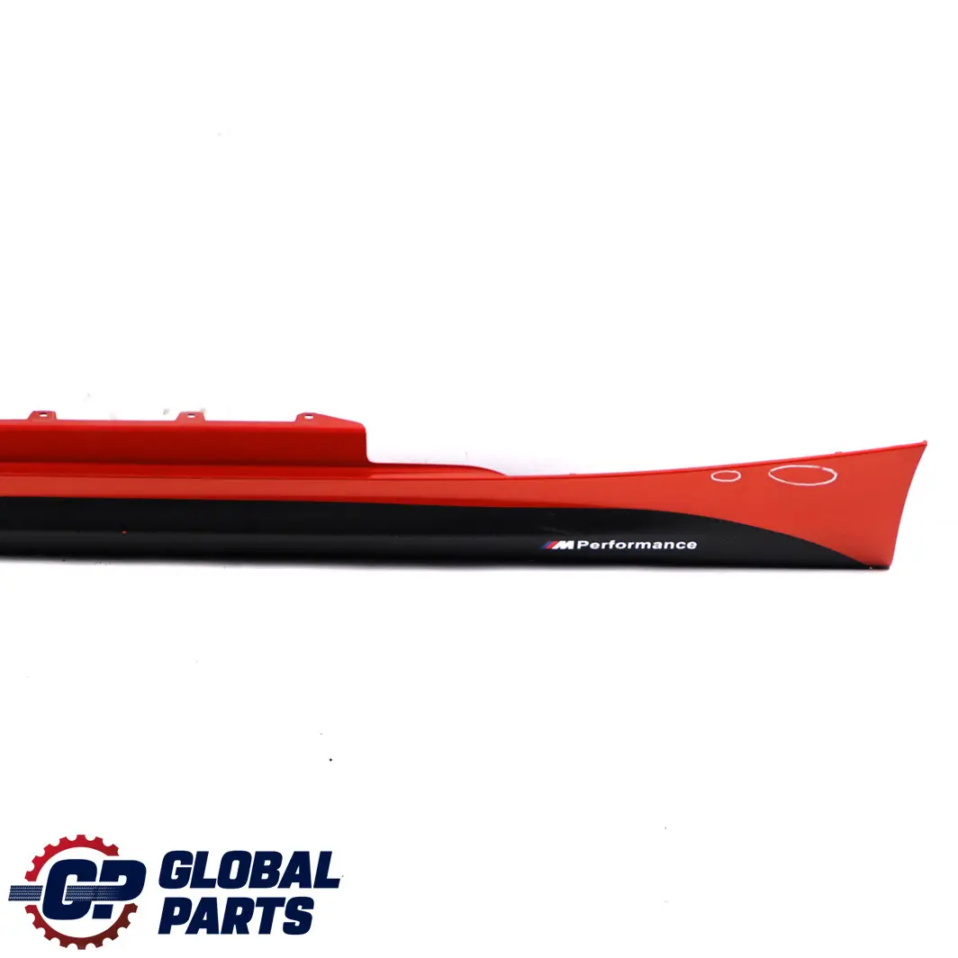 Sill Strip Side Skirt Left N/S Valencia Orange Metallic to BMW 1 2 F21 F22 M Sport with Part number 8056817 BMW 1 2 F21 F22 M Sport Sill Strip Side Skirt Left N/S Valencia Orange Metallic - SKU 8056817-ORG - Part number 8056817