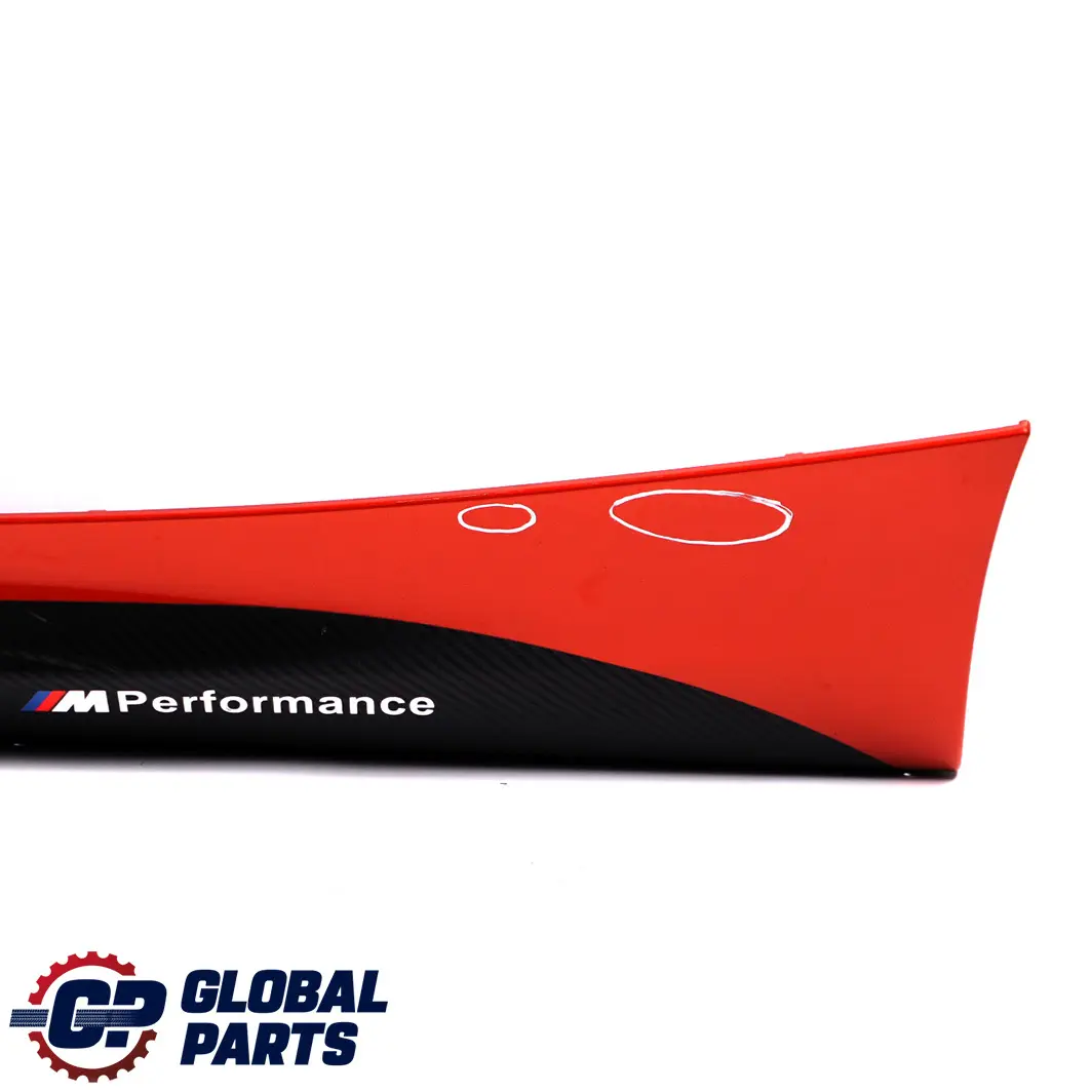 BMW 1 2 F21 F22 M Sport Sill Strip Side Skirt Left N/S Valencia Orange Metallic - SKU 8056817-ORG - Part number 8056817