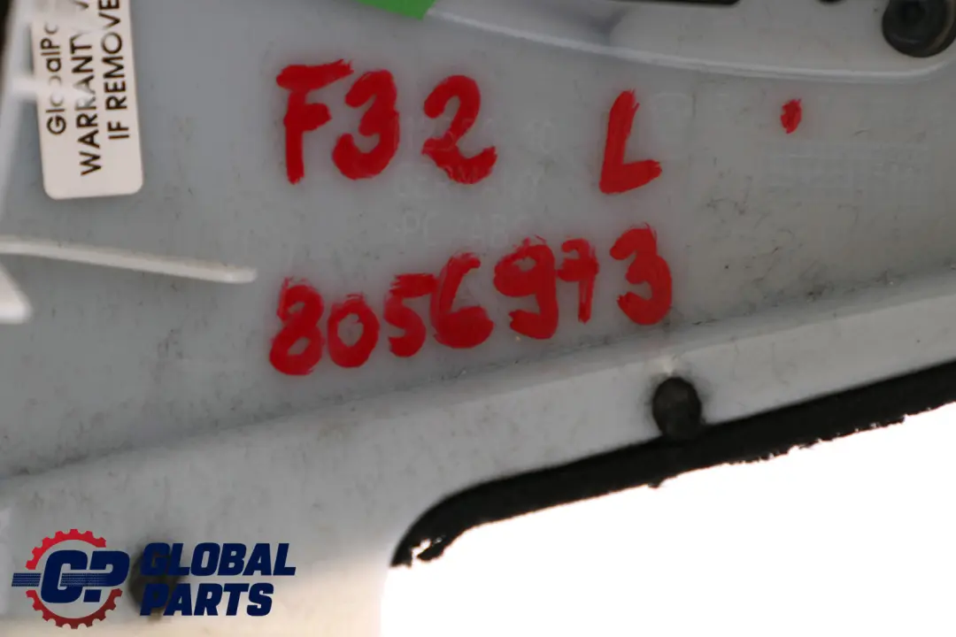 BMW F32 F82 M4 Tapa Columna B Superior Izquierda Negro Antracita 7276893 - SKU 8056973 - Número de pieza 8056973