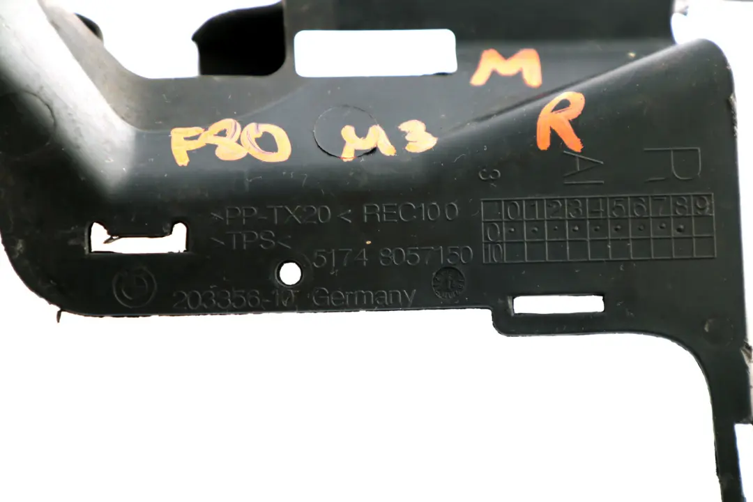 Intake Duct Suction Hood M Sport Right O/S to BMW 3 4 Series F80 M3 F82 F83 M4 Air with Part number 7541737 BMW 3 4 Series F80 M3 F82 F83 M4 Air Intake Duct Suction Hood M Sport Right O/S - SKU 8057150 - Part number 7541737